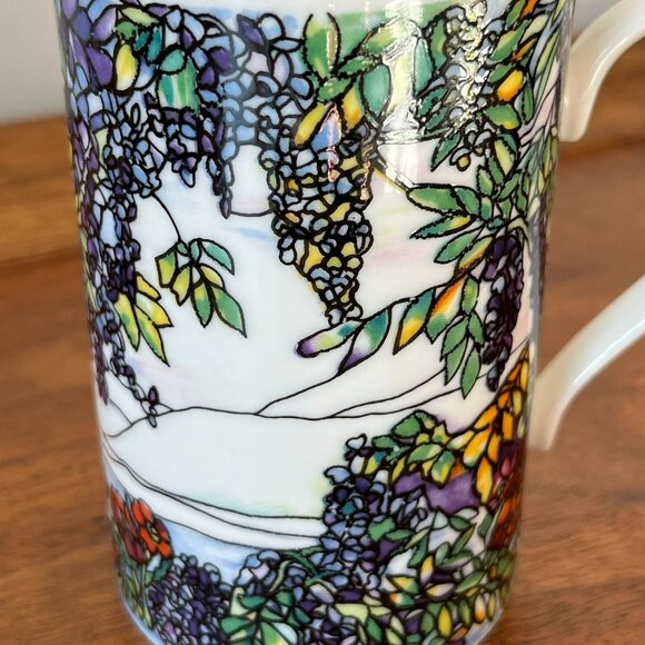 Dunoon "Tiffany" Mug Helen Sandiford Stained Glass Windows Landscape Scotland - Picture 6 of 9